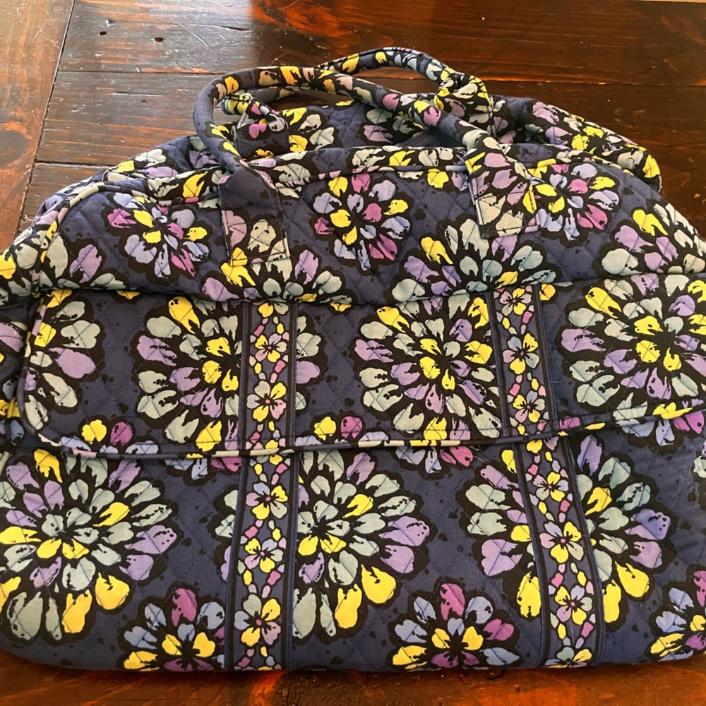 Vera Bradley Indigo Pop Weekender Bag